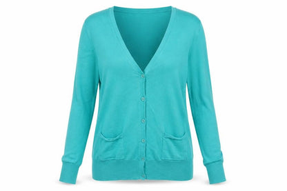 Womens UK Size 12 South Green Cardigan Jumper