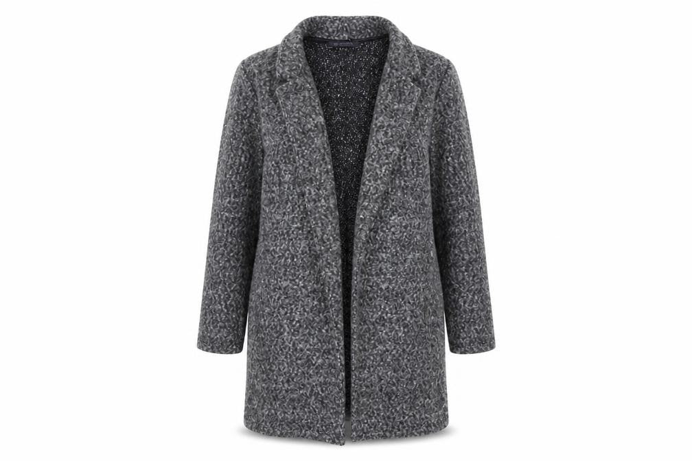 Womens UK Size 8 M&S Grey Trench Coat