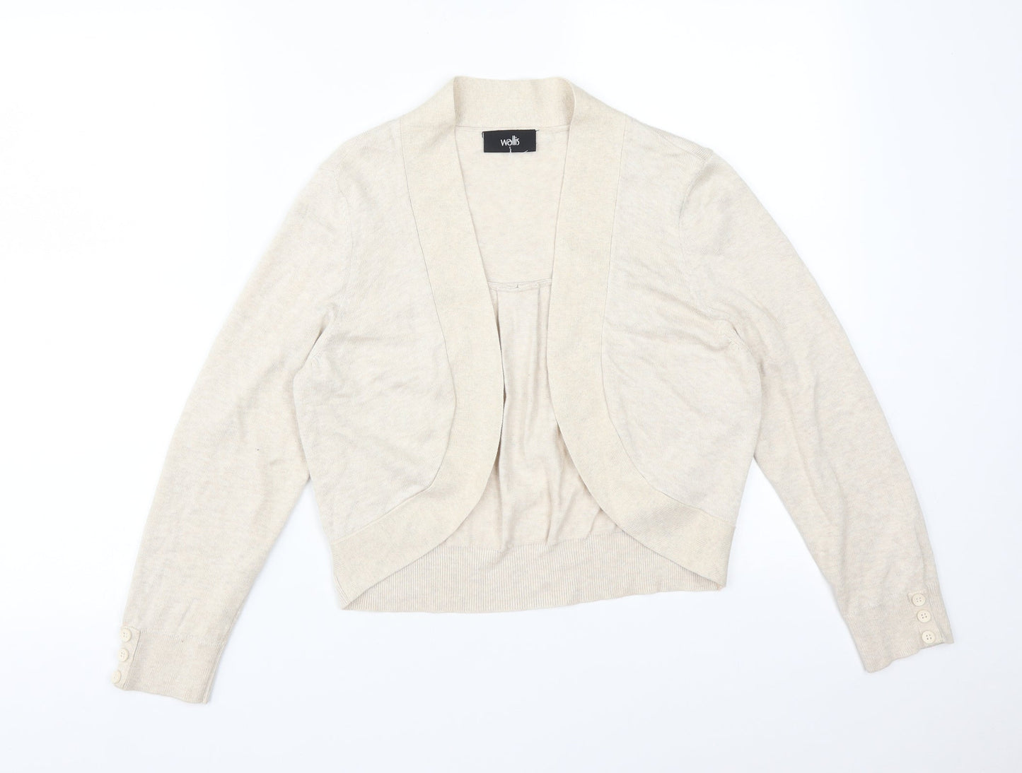 Wallis Womens Beige   Cardigan Jumper Size S