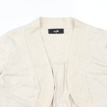 Wallis Womens Beige   Cardigan Jumper Size S