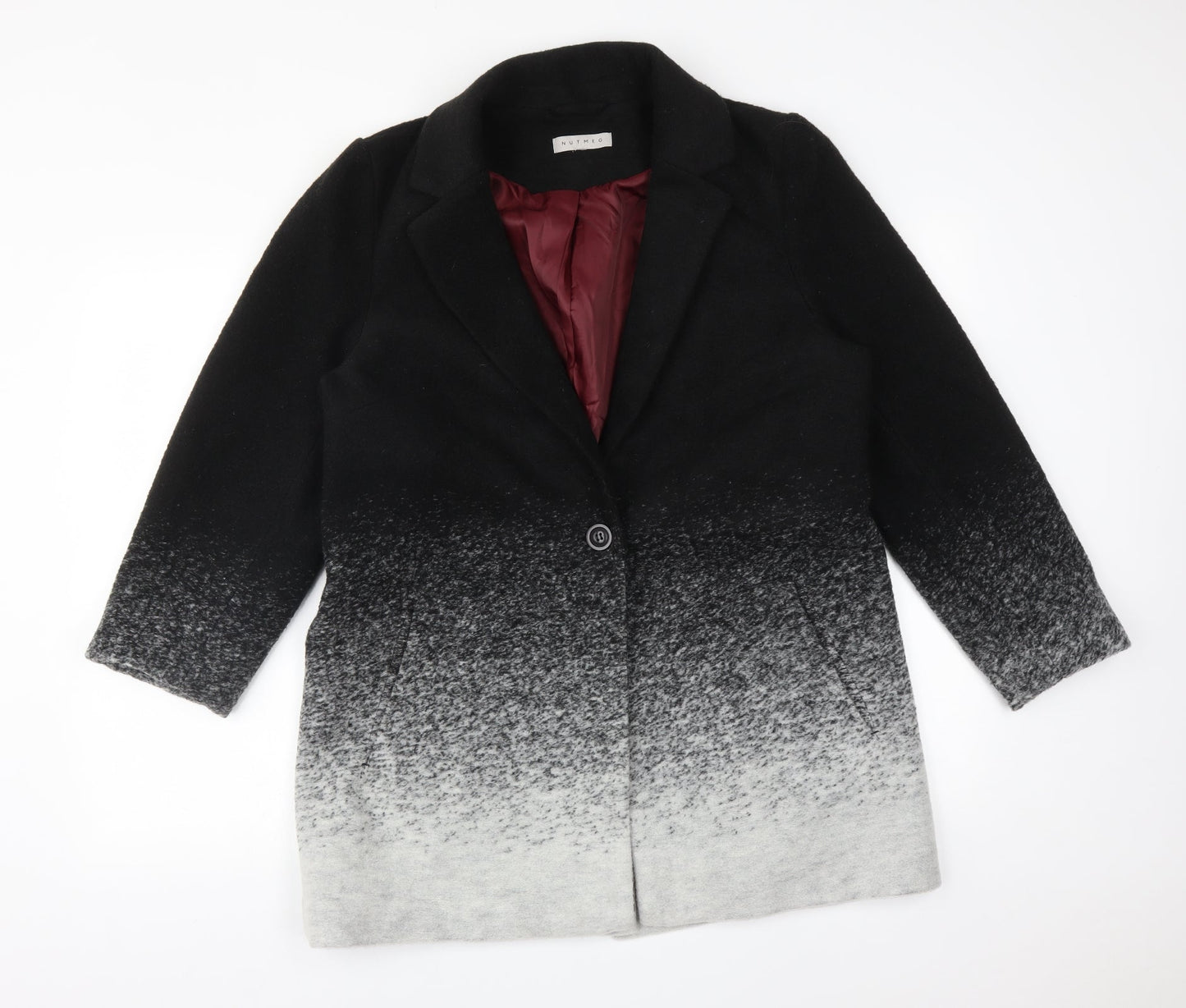 Nutmeg Womens Multicoloured   Trench Coat Coat Size 14