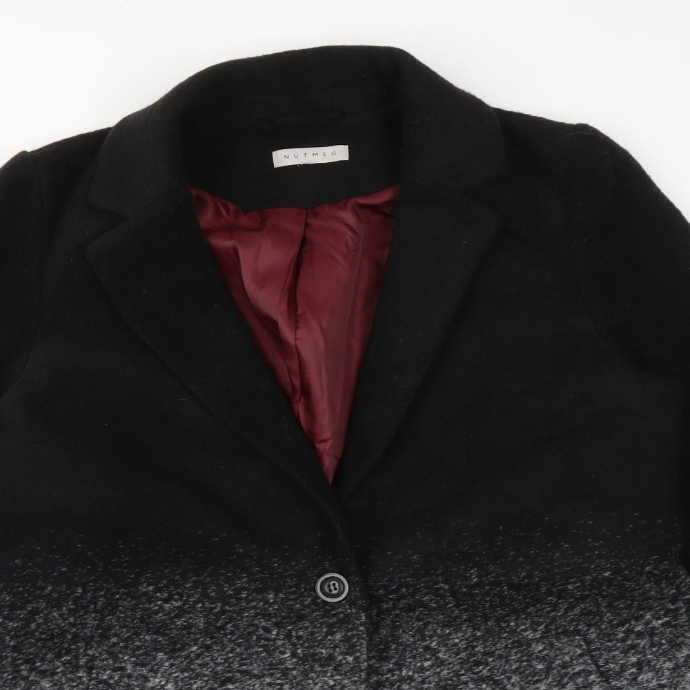 Nutmeg Womens Multicoloured   Trench Coat Coat Size 14