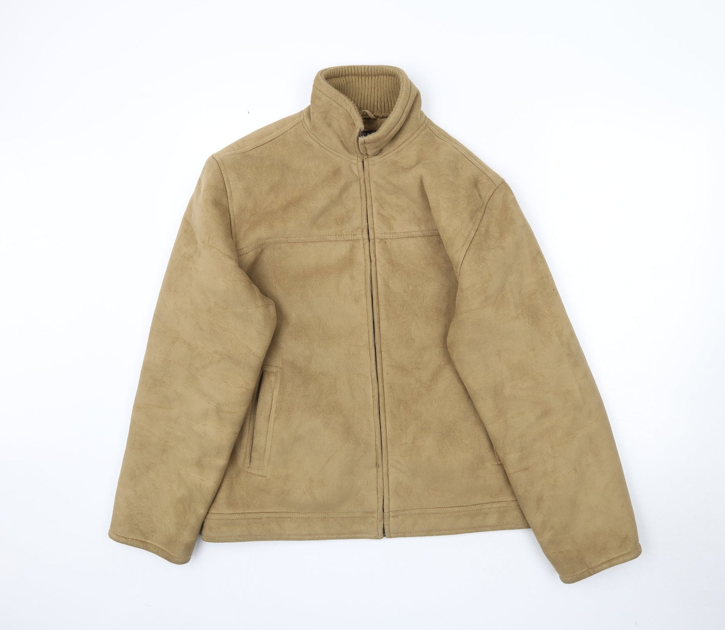 George Womens Beige   Overcoat Coat Size L