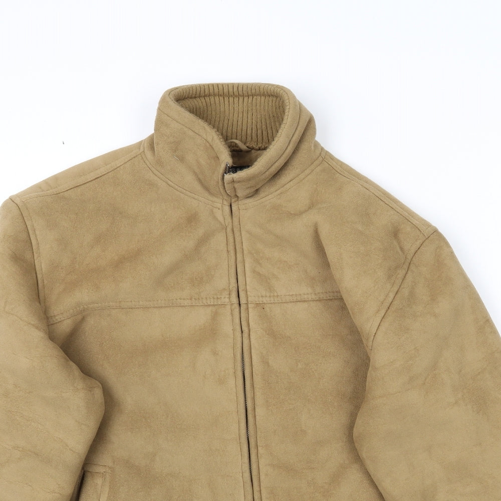 George Womens Beige   Overcoat Coat Size L