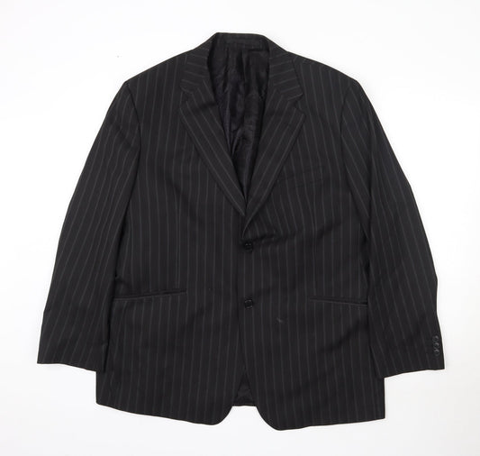 Mens UK Size M Marks and Spencer Regular Black Suit Jacket