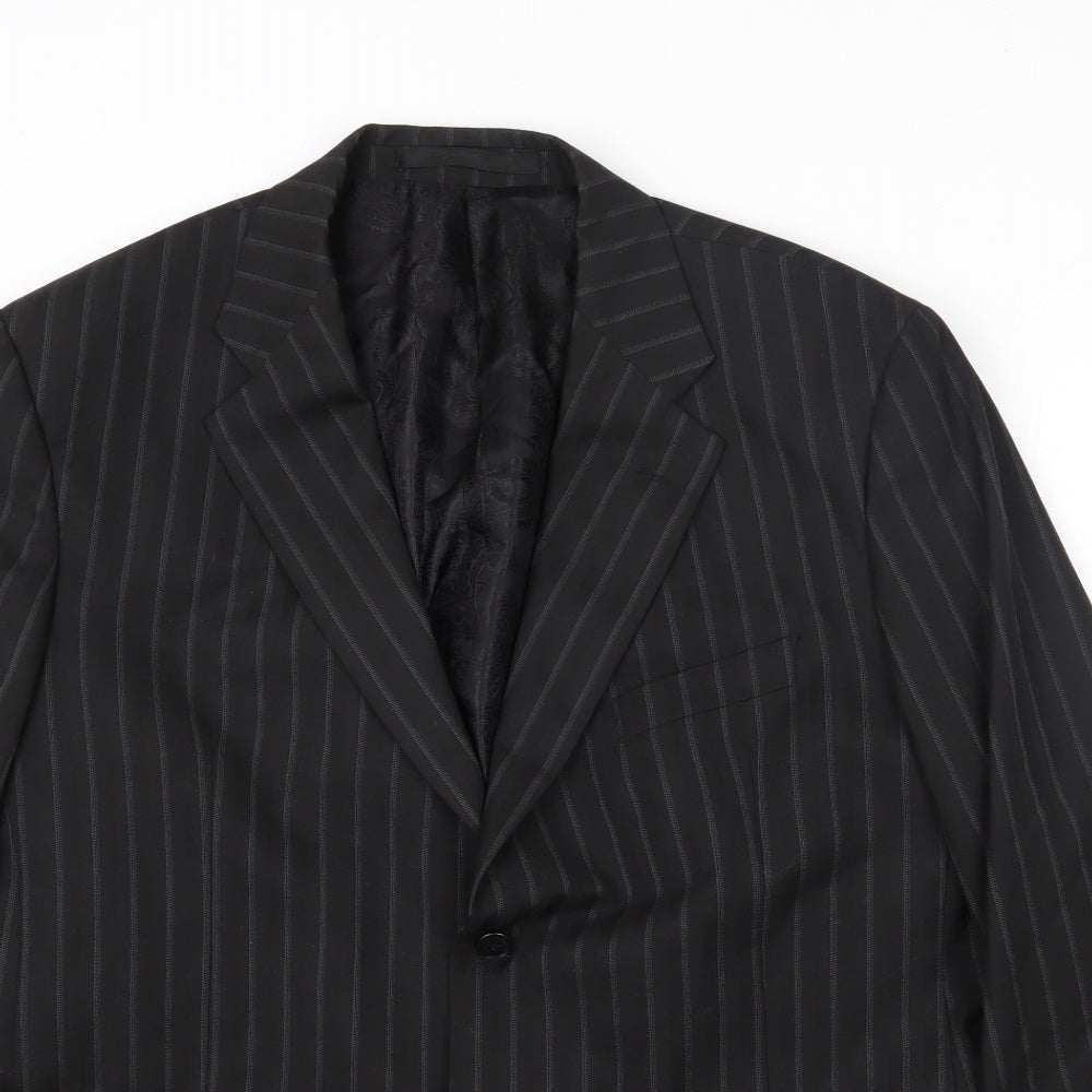 Mens UK Size M Marks and Spencer Regular Black Suit Jacket