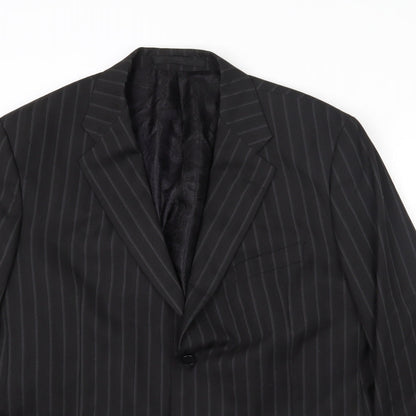 Mens UK Size M Marks and Spencer Regular Black Suit Jacket