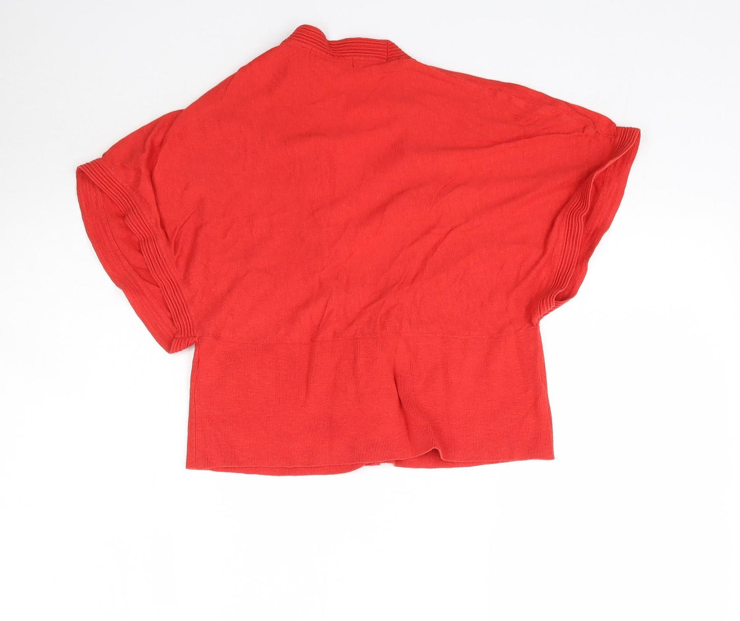 Womens UK Size 14 Marks and Spencer Red Cardigan Jumper