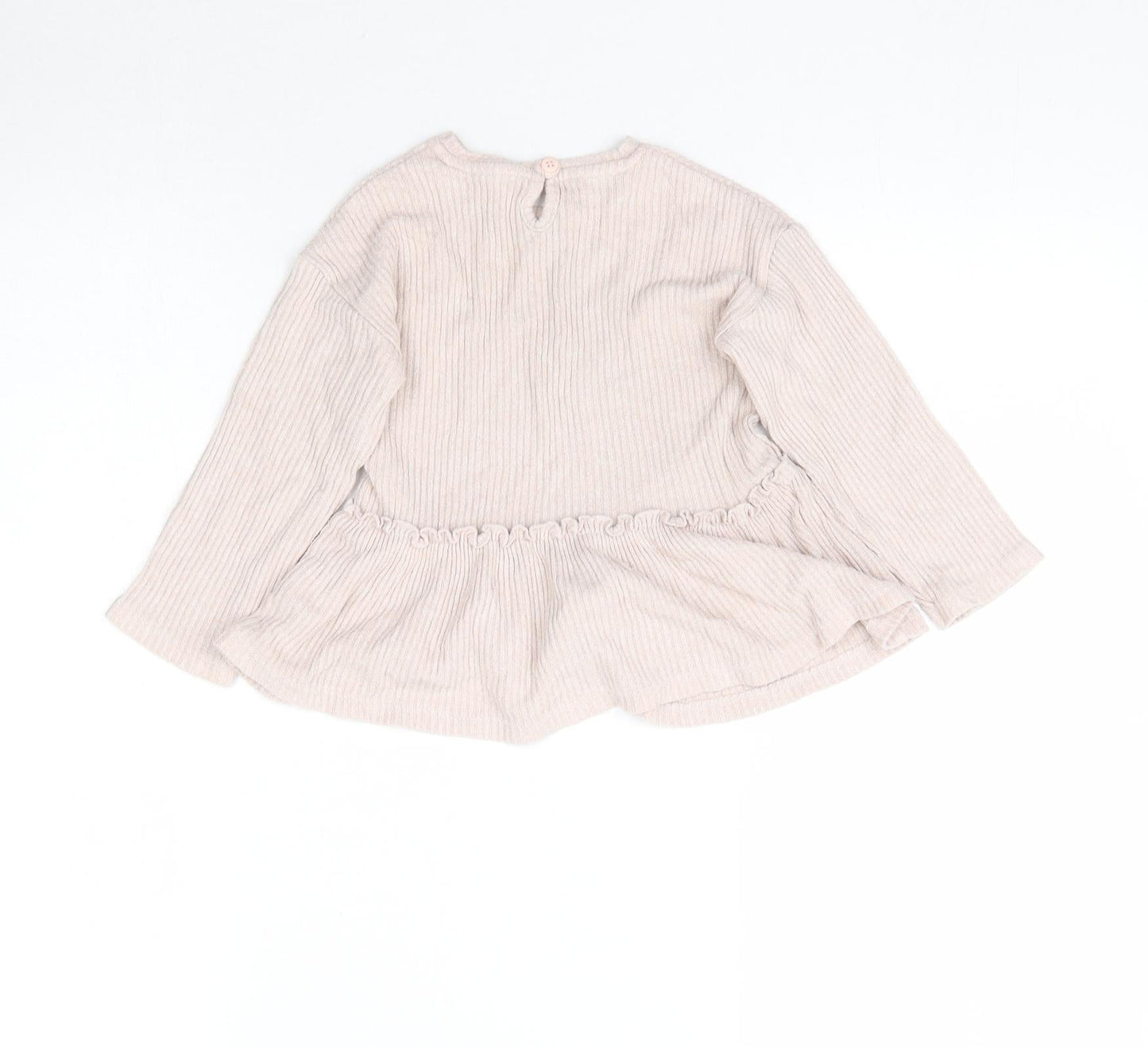 George Girls Pink   Basic T-Shirt Size 18-24 Months  - I love you more
