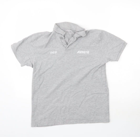 Primark Mens Grey    Polo Size M