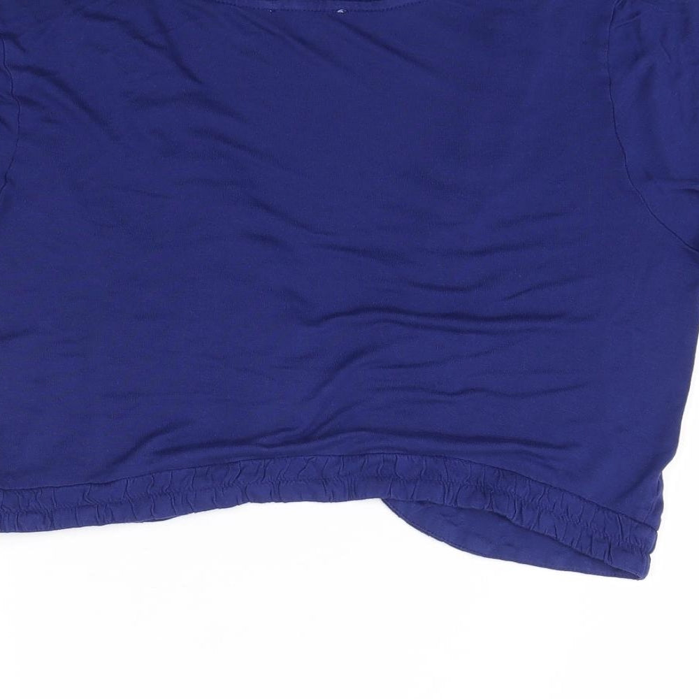 Damart Womens Blue   Cardigan Jumper Size 14