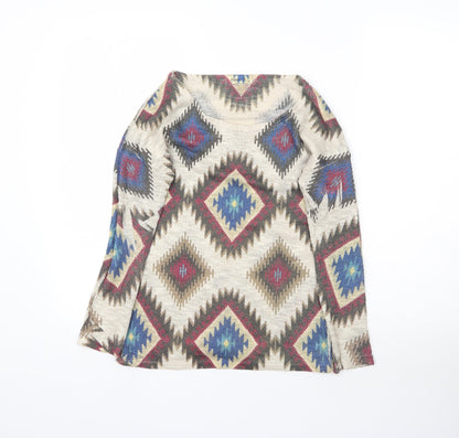 Womens UK Size S Ginger G Multicoloured Basic Blouse