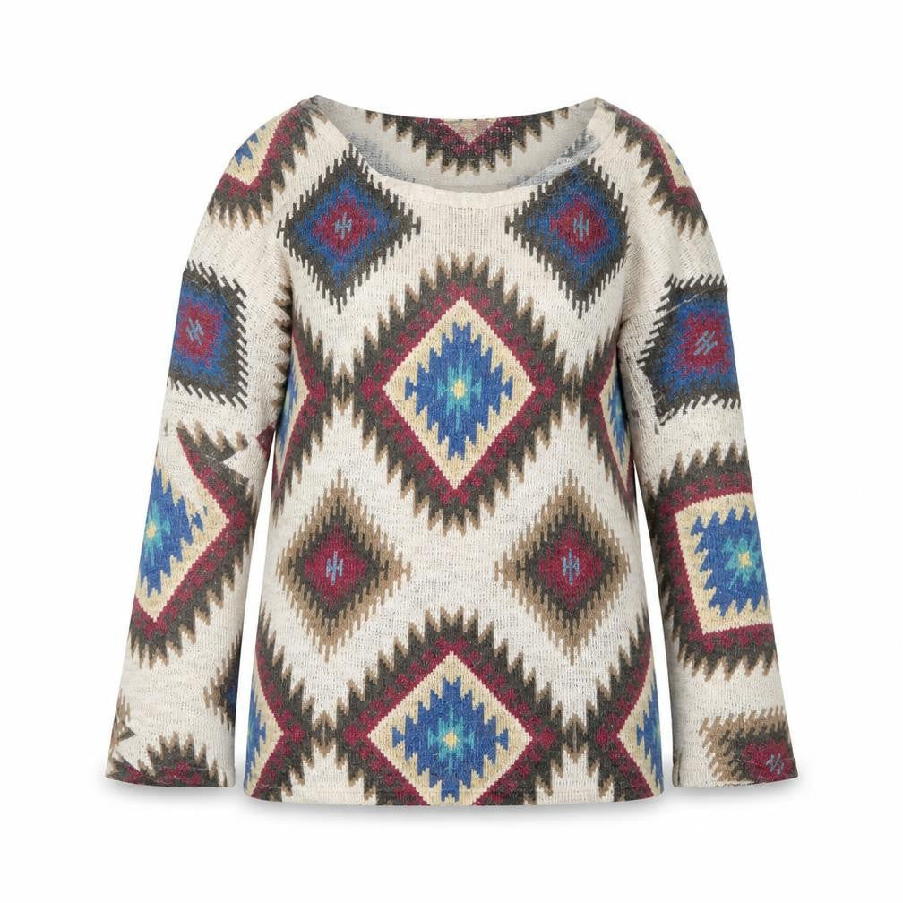 Womens UK Size S Ginger G Multicoloured Basic Blouse