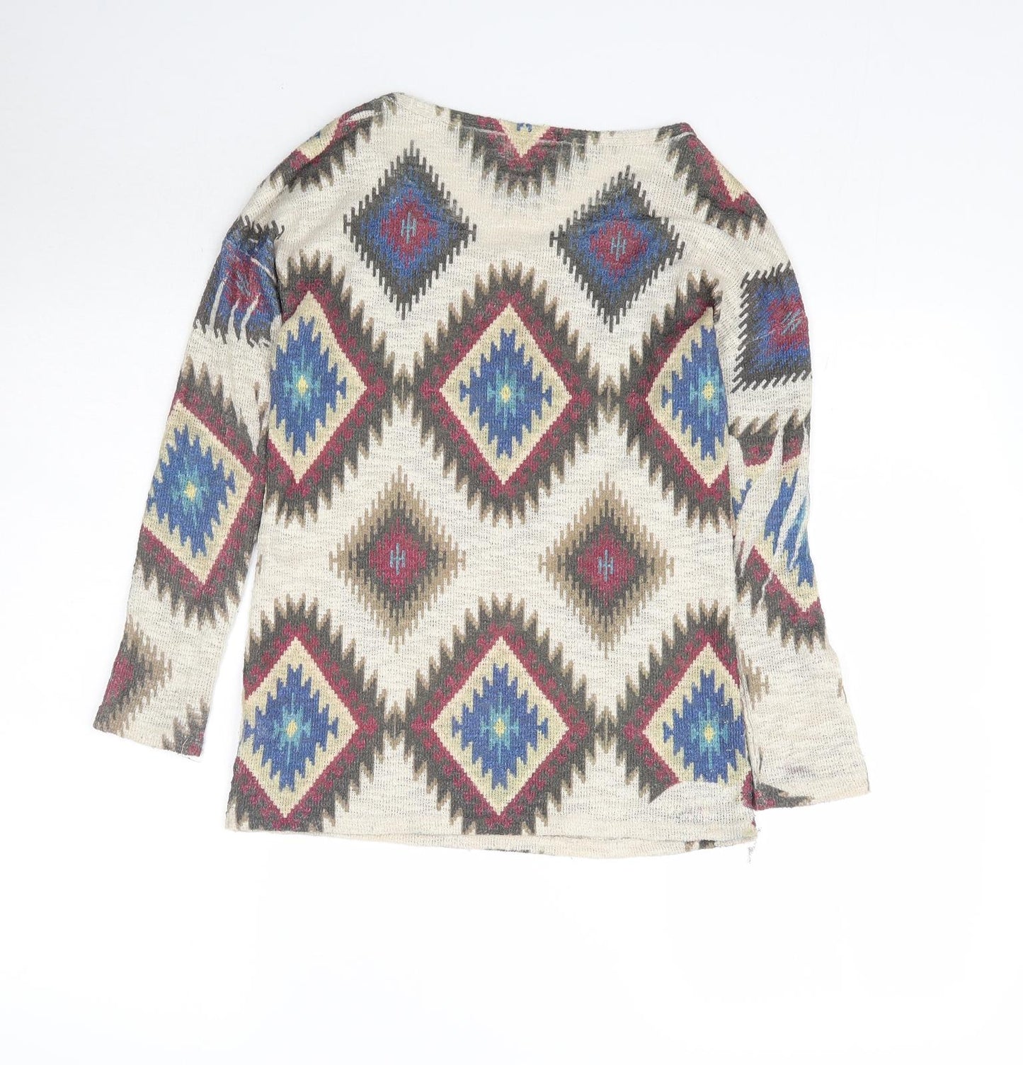 Womens UK Size S Ginger G Multicoloured Basic Blouse