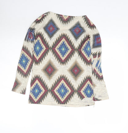 Womens UK Size S Ginger G Multicoloured Basic Blouse