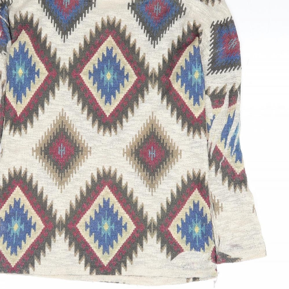Womens UK Size S Ginger G Multicoloured Basic Blouse