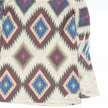 Womens UK Size S Ginger G Multicoloured Basic Blouse