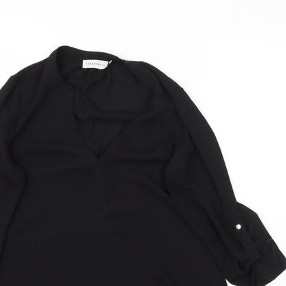 Paraphrase Womens Black   Basic Blouse Size S