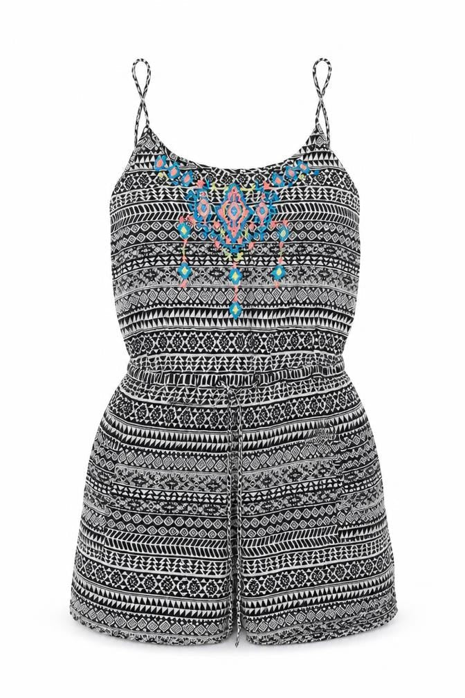 Womens UK Size 8 Atmosphere One-Piece Black Playsuit