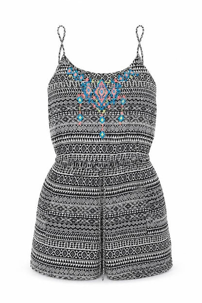 Womens UK Size 8 Atmosphere One-Piece Black Playsuit
