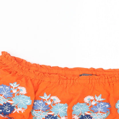 Primark Womens Orange   Basic T-Shirt Size 10