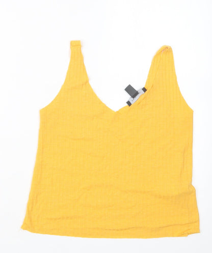 Primark Womens Yellow   Basic T-Shirt Size 12