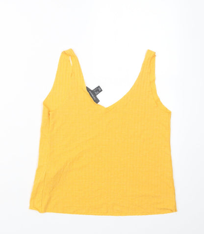 Primark Womens Yellow   Basic T-Shirt Size 12