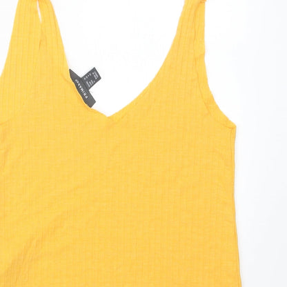 Primark Womens Yellow   Basic T-Shirt Size 12