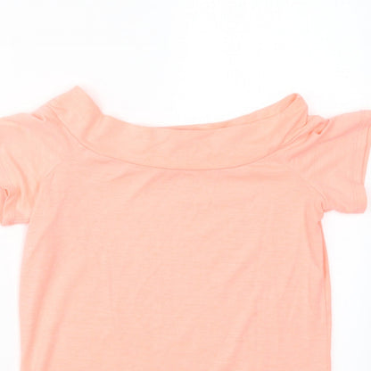 Womens UK Size 14 Atmosphere Pink Basic T-Shirt
