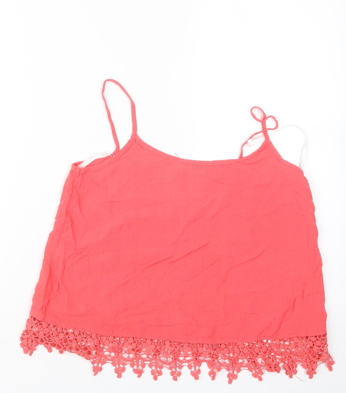 Womens UK Size 10 New Look Pink Camisole Tank