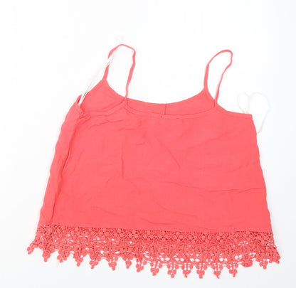 Womens UK Size 10 New Look Pink Camisole Tank