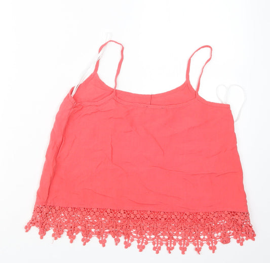 Womens UK Size 10 New Look Pink Camisole Tank
