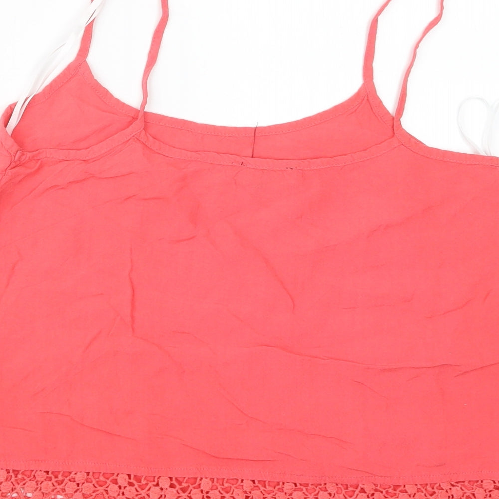 Womens UK Size 10 New Look Pink Camisole Tank