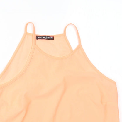 Womens UK Size 12 Atmosphere Orange Basic Blouse