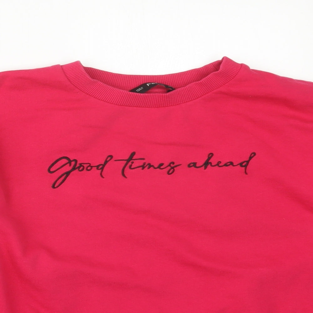 F&F Womens Pink   Pullover Jumper Size 14