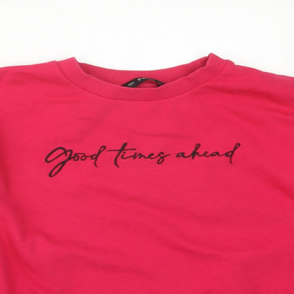 F&F Womens Pink   Pullover Jumper Size 14