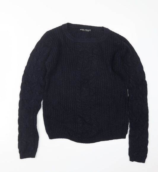 Womens UK Size 8 Select Blue Pullover Jumper