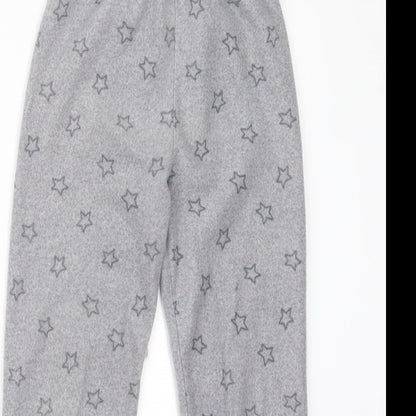 Primark Girls Grey Geometric  Capri Pyjama Pants Size 9-10 Years