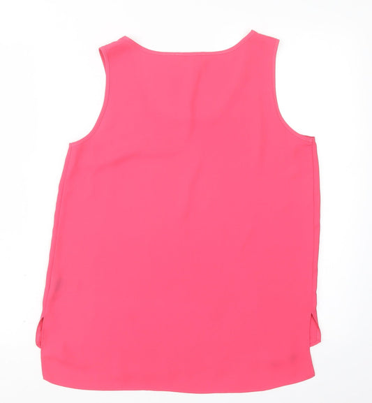 Papaya Womens Pink   Basic Blouse Size 8