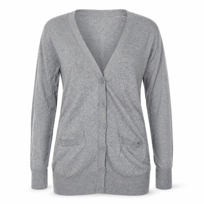 Womens UK Size S H&M Grey Cardigan Jumper