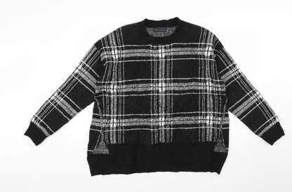 Marks and Spencer Womens Multicoloured Geometric  Pullover Jumper Size L
