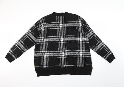 Marks and Spencer Womens Multicoloured Geometric  Pullover Jumper Size L