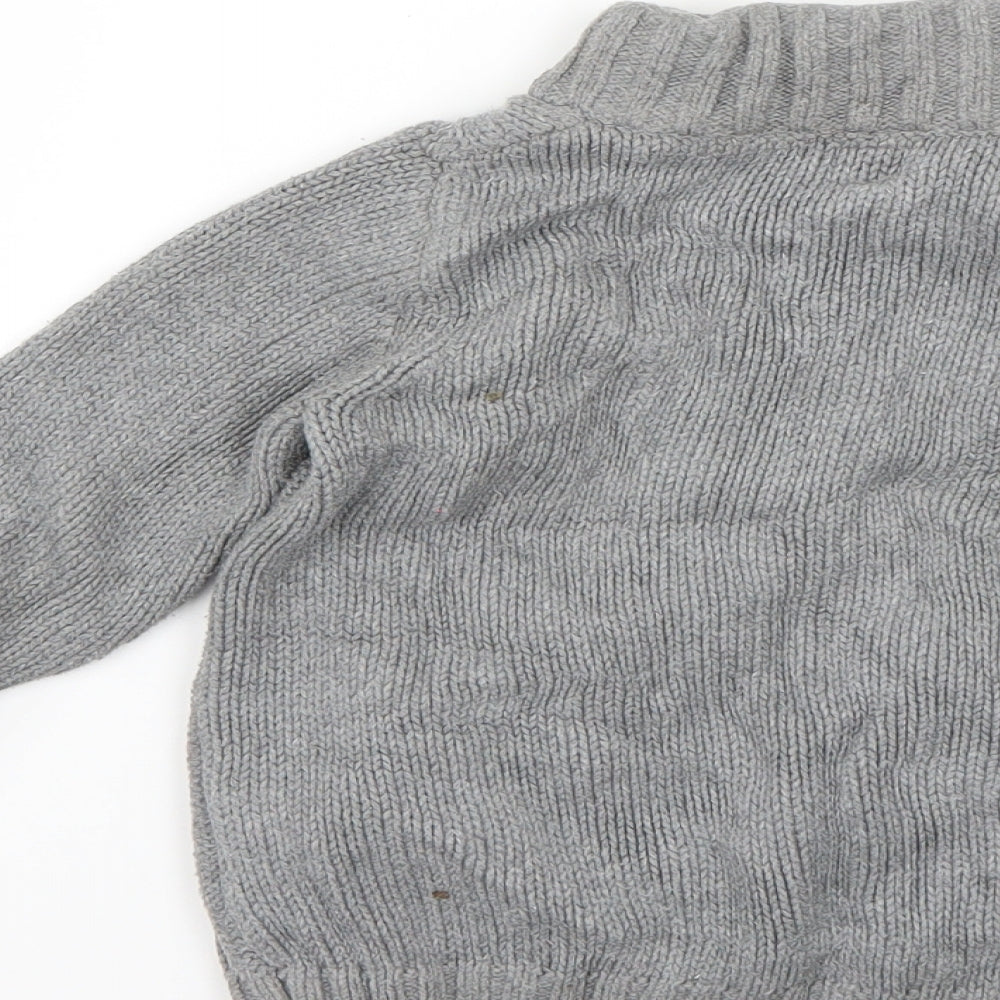 Gap Boys Grey   Cardigan Jumper Size 3 Years
