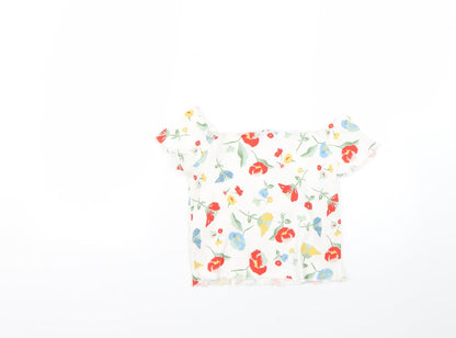 Womens UK Size M Zara Multicoloured Basic Blouse