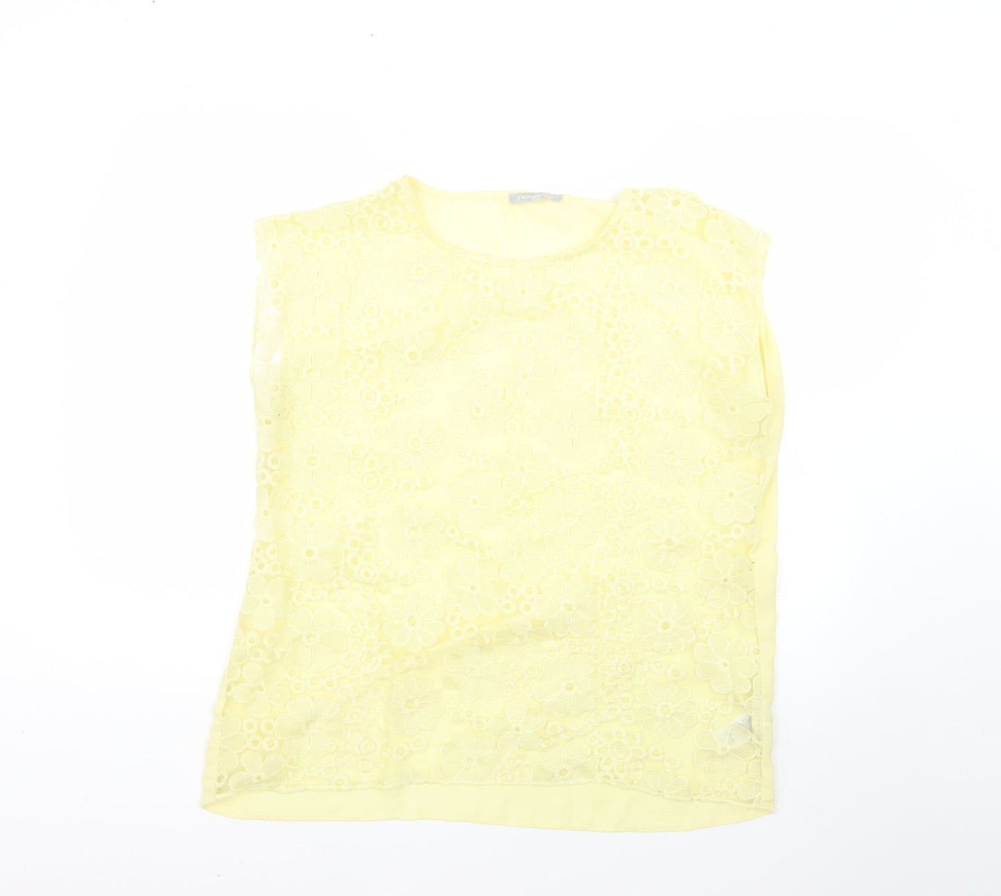 Womens UK Size 16 redherring Yellow Basic Blouse