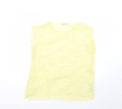 Womens UK Size 16 redherring Yellow Basic Blouse