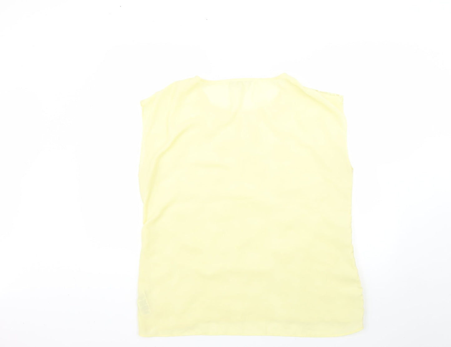 Womens UK Size 16 redherring Yellow Basic Blouse