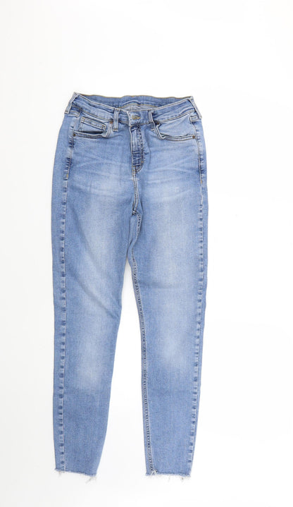 Mens UK Size 30 Topshop Regular Fit Skinny Blue Jeans