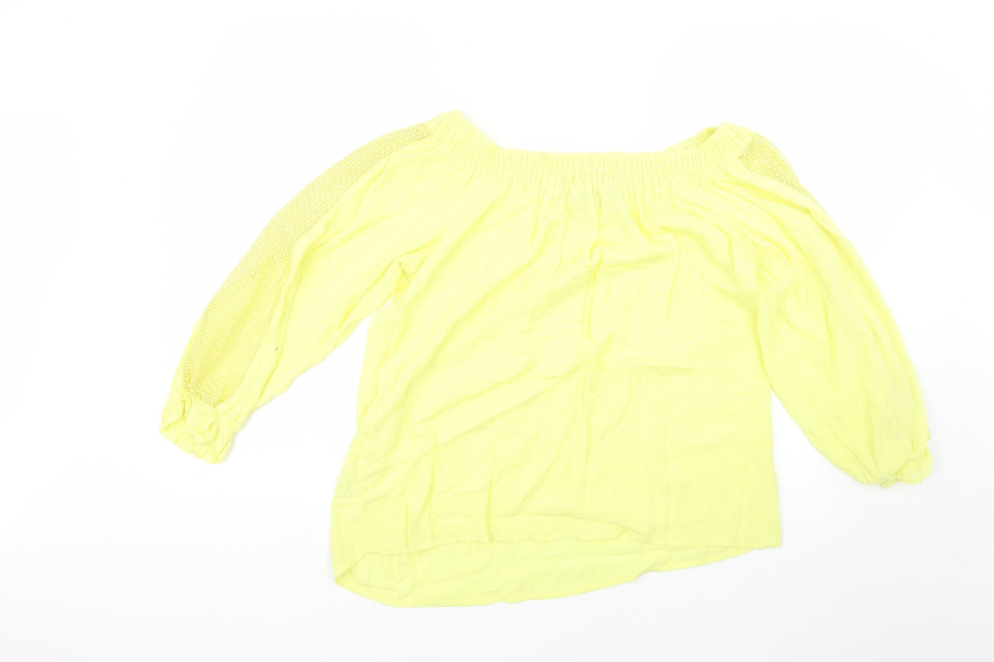 F&F Womens Yellow   Basic Blouse Size 14