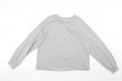 Womens UK Size 14 Matalan Grey Pullover Jumper